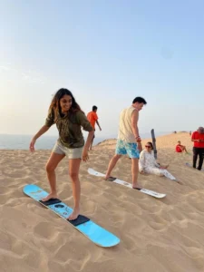 AgadiR/Taghazout: Sandboarding Guided Experience & Visit of The Canyon