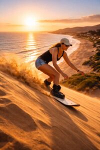 From Agadir/Taghazout: Sandboarding Guided Experience