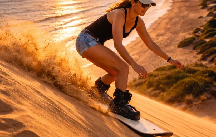 From Agadir/Taghazout: Sandboarding Guided Experience